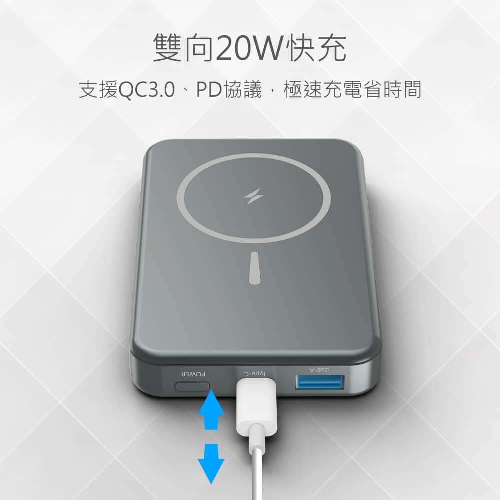 MD-BP074-Qi 數顯磁吸無線閃充行動電源3 MINIQ數顯磁吸無線閃充行動電源