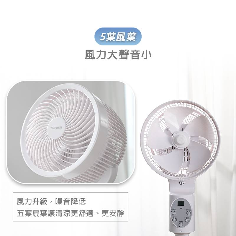 7 德律風根 11吋AI智慧語音循環扇/LT-VCF2410